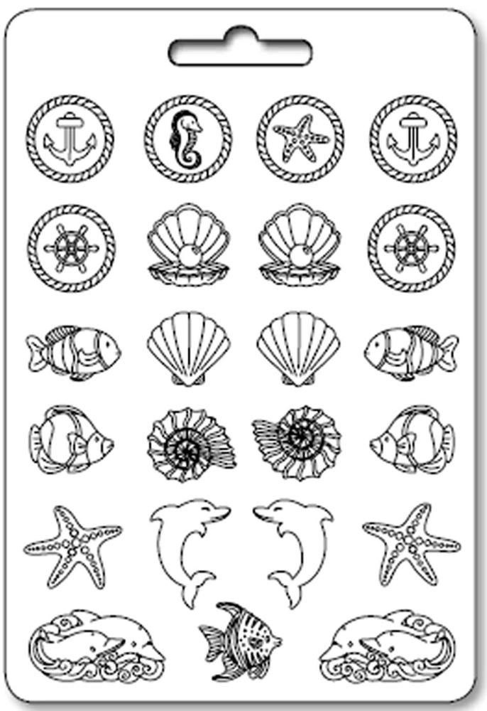 Stamperia A4 Mould Sea Land K3PTA443