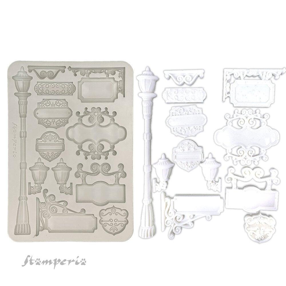 Stamperia Art of Travelling A5 Silicone Mould Plates KACMA551