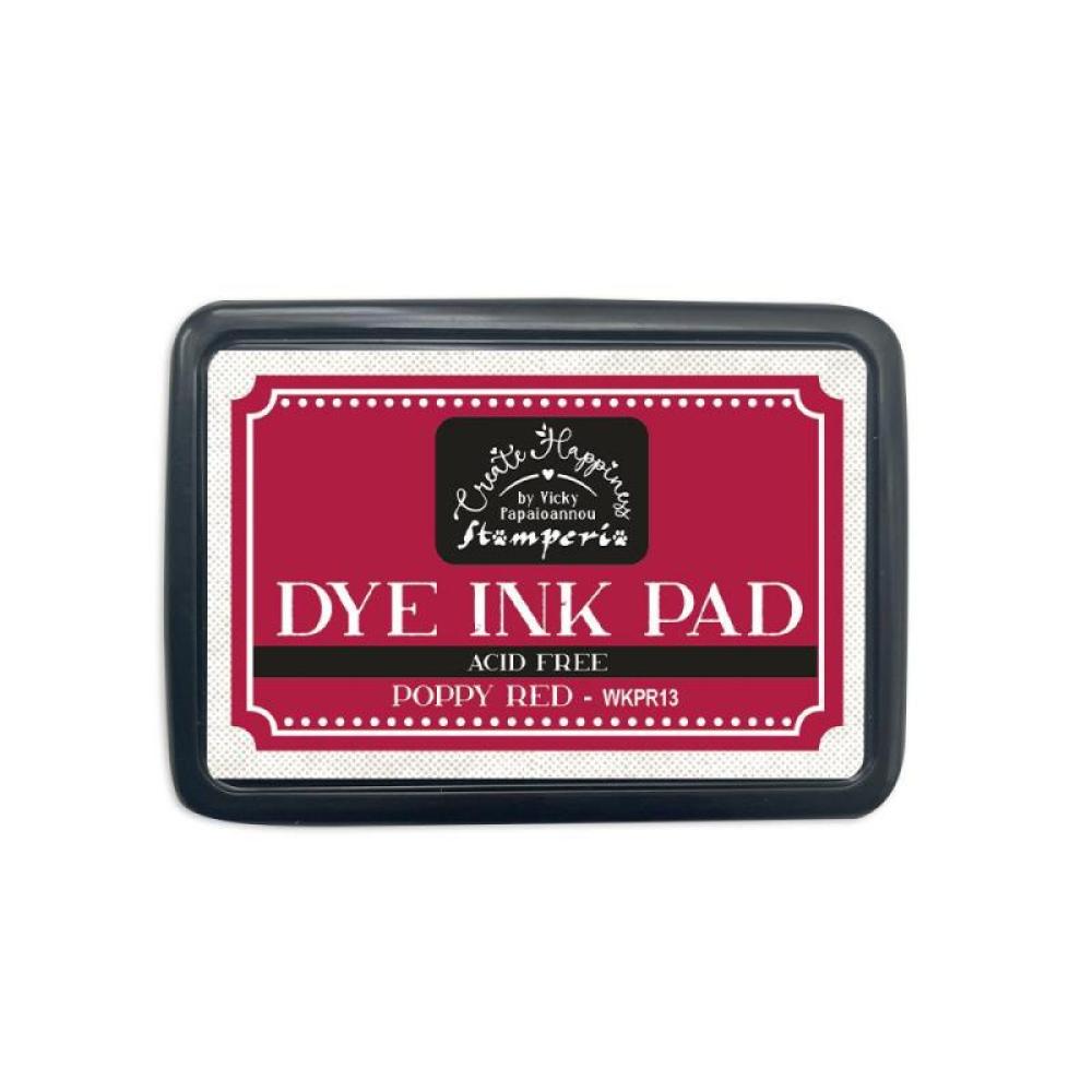 Stamperia Dye Ink Pad Poppy Red WKPR13