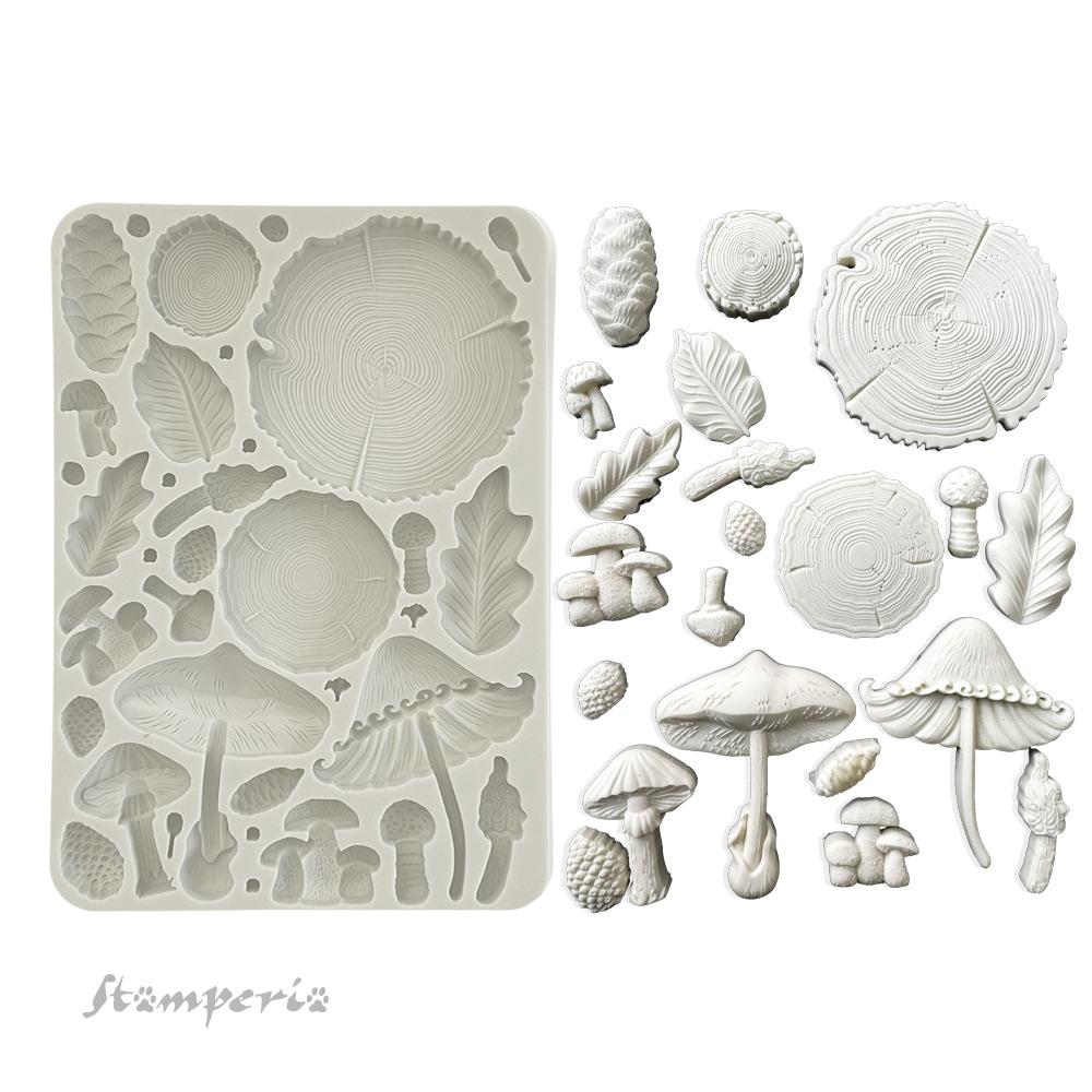 Stamperia Golden Harmony A5 Silicone Mould Wood KACMA536