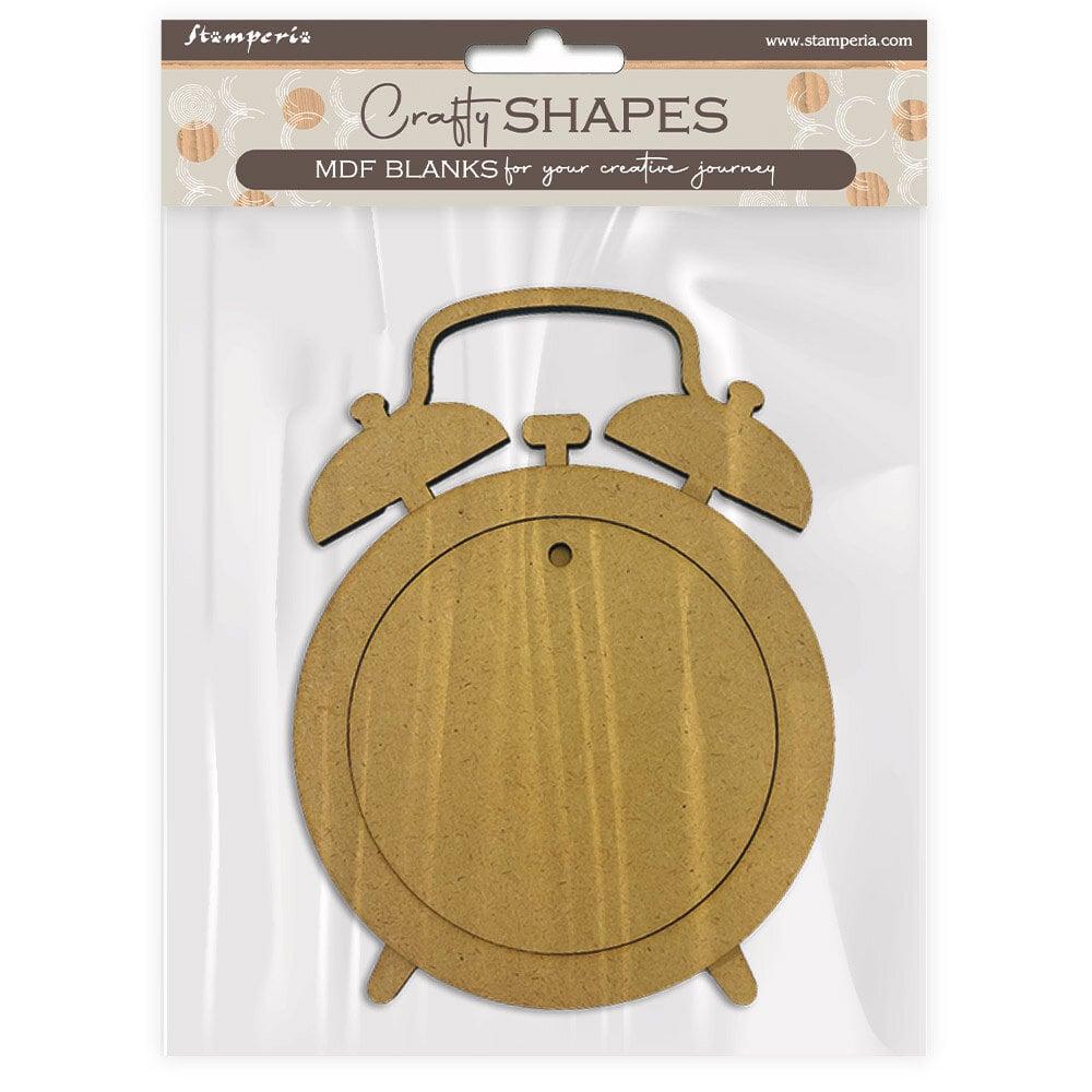 Stamperia MDF Crafty Shapes Blanks Alarms KLSM01