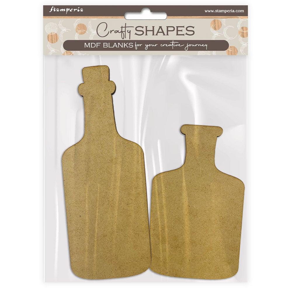 Stamperia MDF Crafty Shapes Blanks Bottles KLSM03