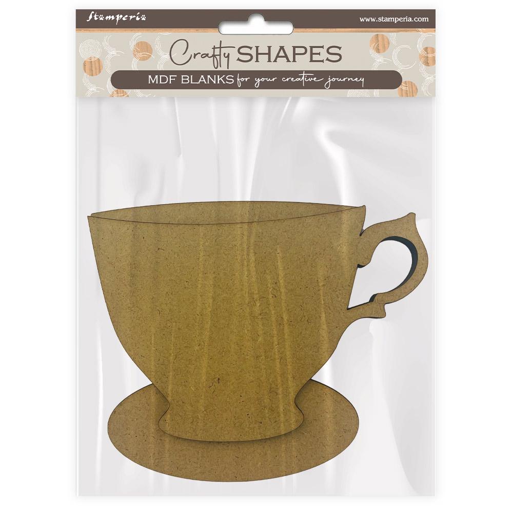 Stamperia MDF Crafty Shapes Blanks Golden Harmony Cup KLSM13