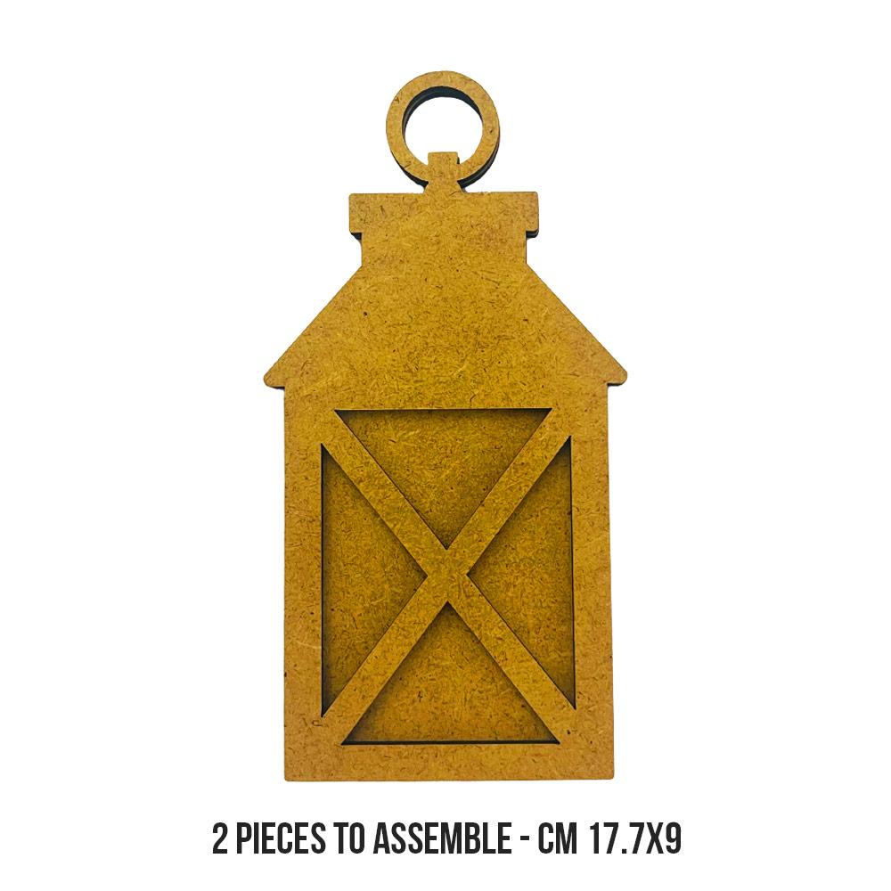 Stamperia MDF Crafty Shapes Blanks Golden Harmony Lantern KLSM23