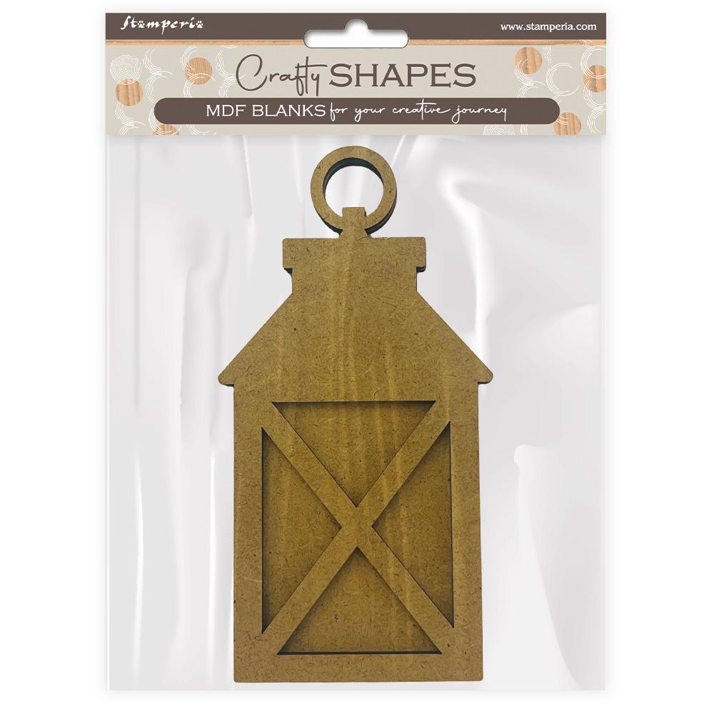 Stamperia MDF Crafty Shapes Blanks Golden Harmony Lantern KLSM23