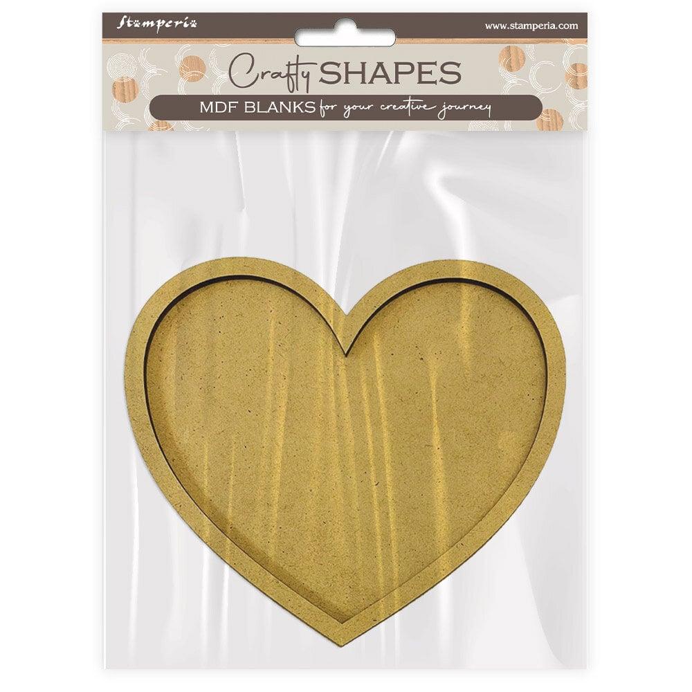 Stamperia MDF Crafty Shapes Blanks Hearts KLSM20