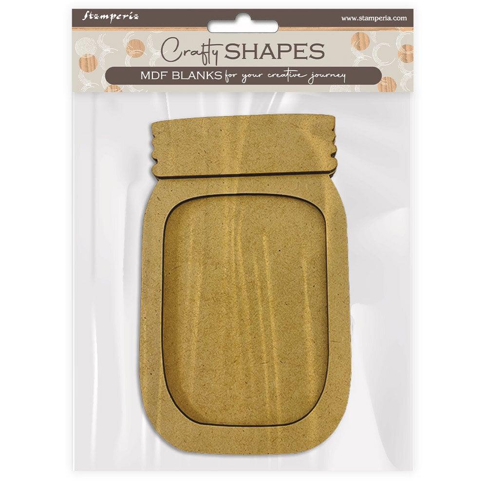 Stamperia MDF Crafty Shapes Blanks Jars KLSM19