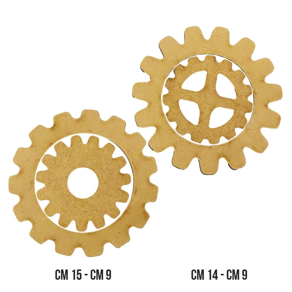 Stamperia Master of Magic MDF Crafty Shapes Blanks Gears KLSM37