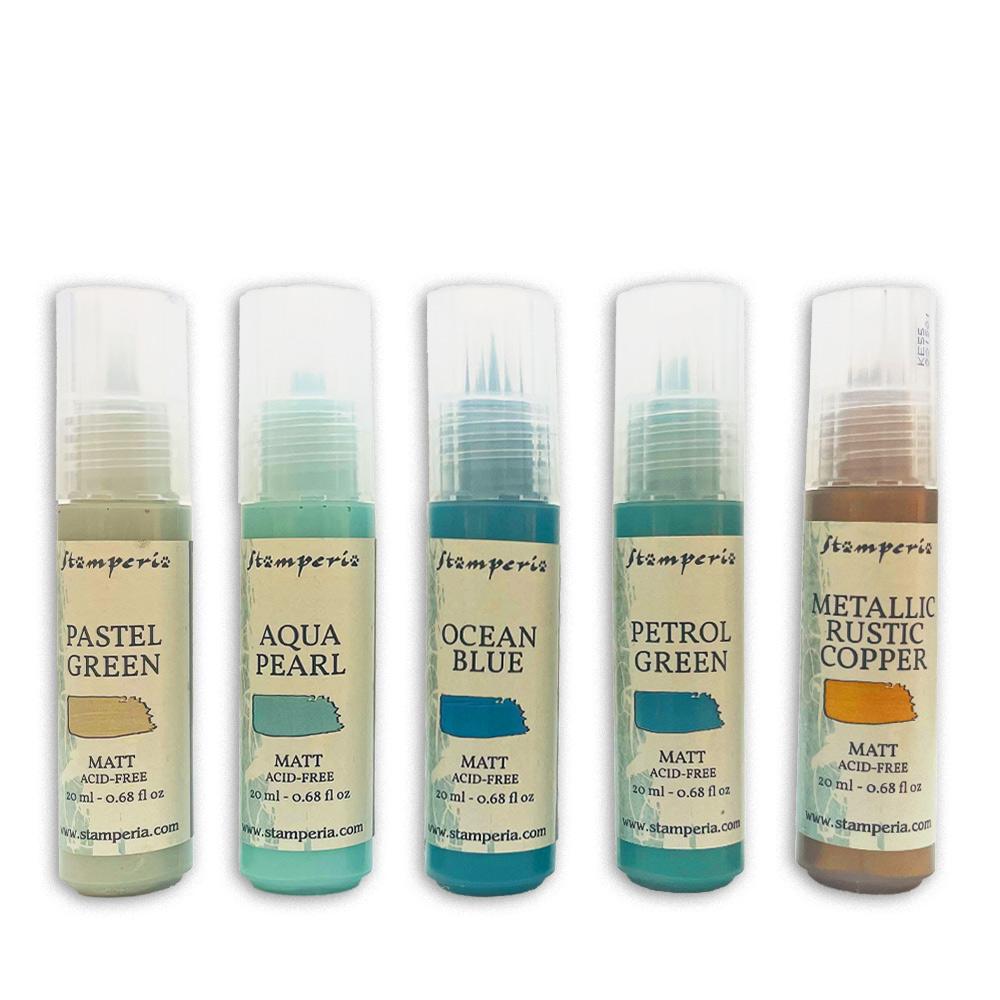 Stamperia Patina Texture Paints Set KE55