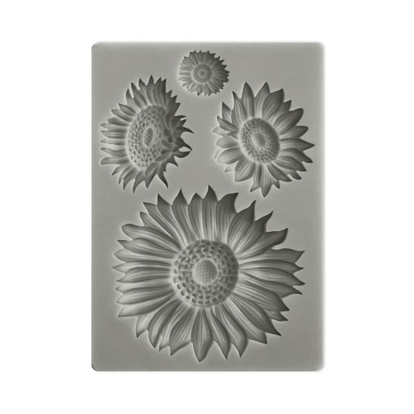 Stamperia Silicone Mould A6 Sunflower Art Sunflowers KACM09