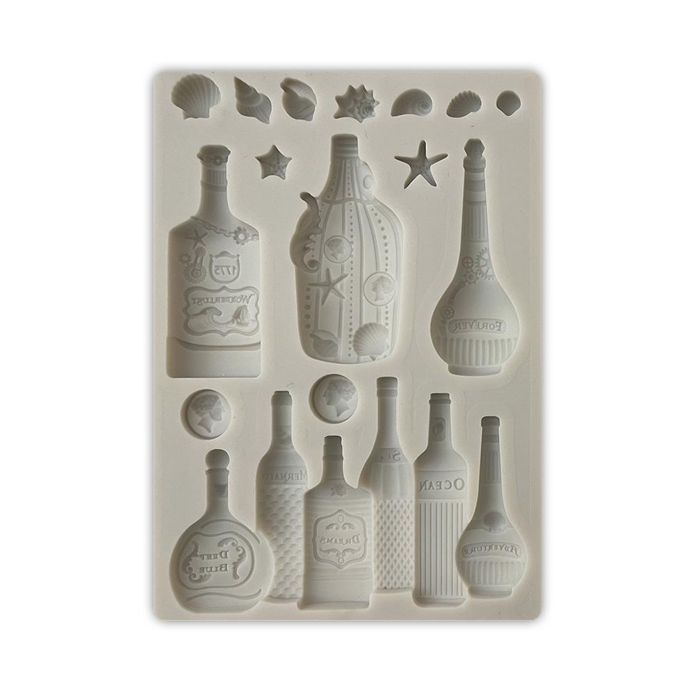 Stamperia Songs of the Sea A6 Silicone Mould Bottles KACM21