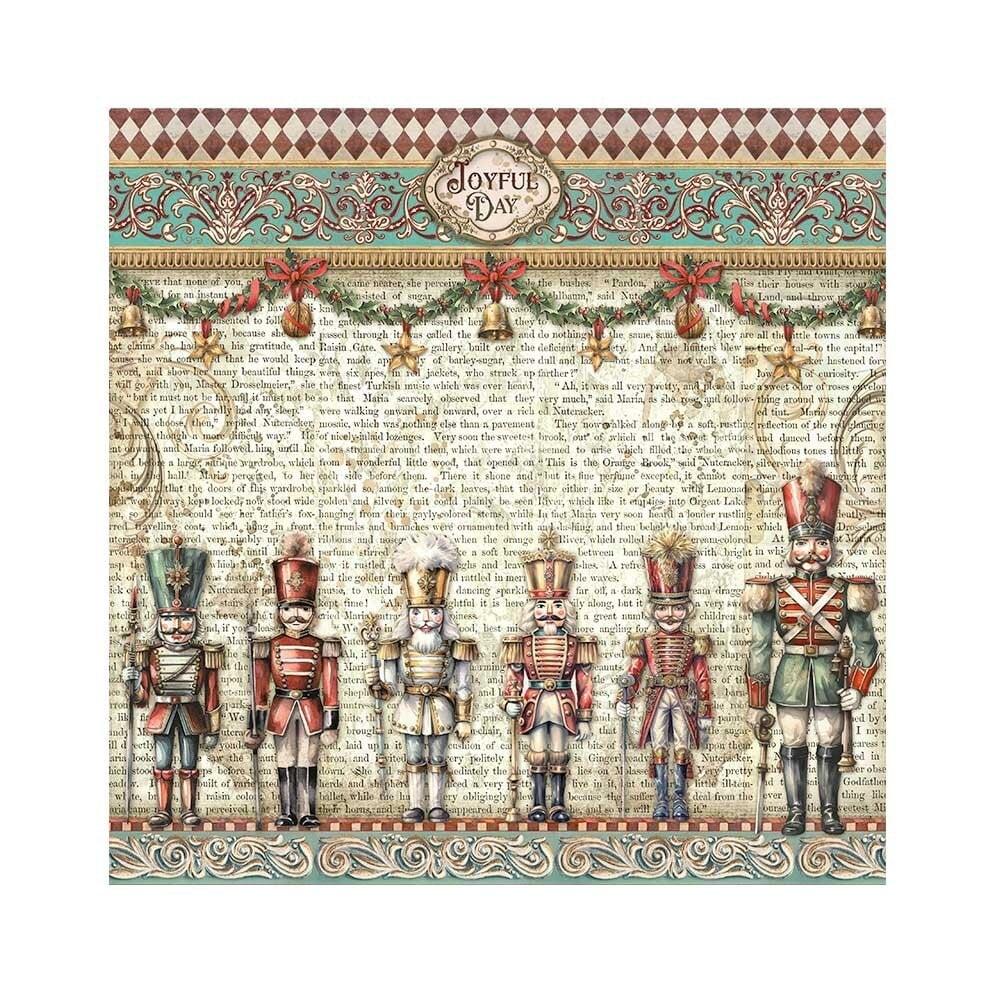 Stamperia The Nutcracker Fabric Sheets SBPLT33