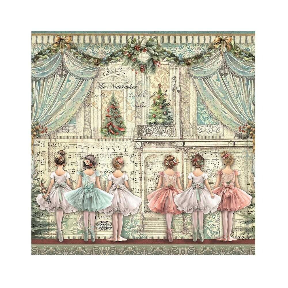 Stamperia The Nutcracker Fabric Sheets SBPLT33