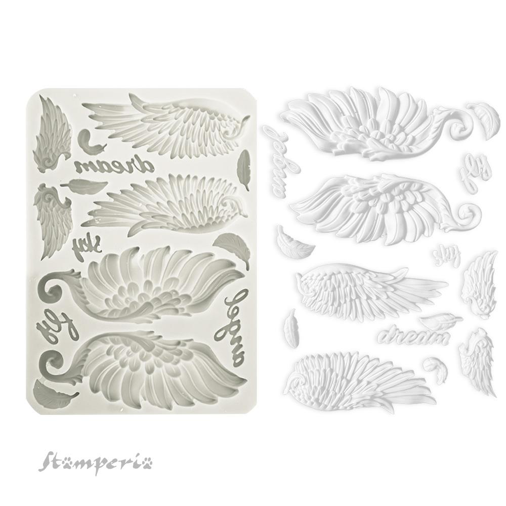 Stamperia Wings A5 Silicone Mould KACMA512