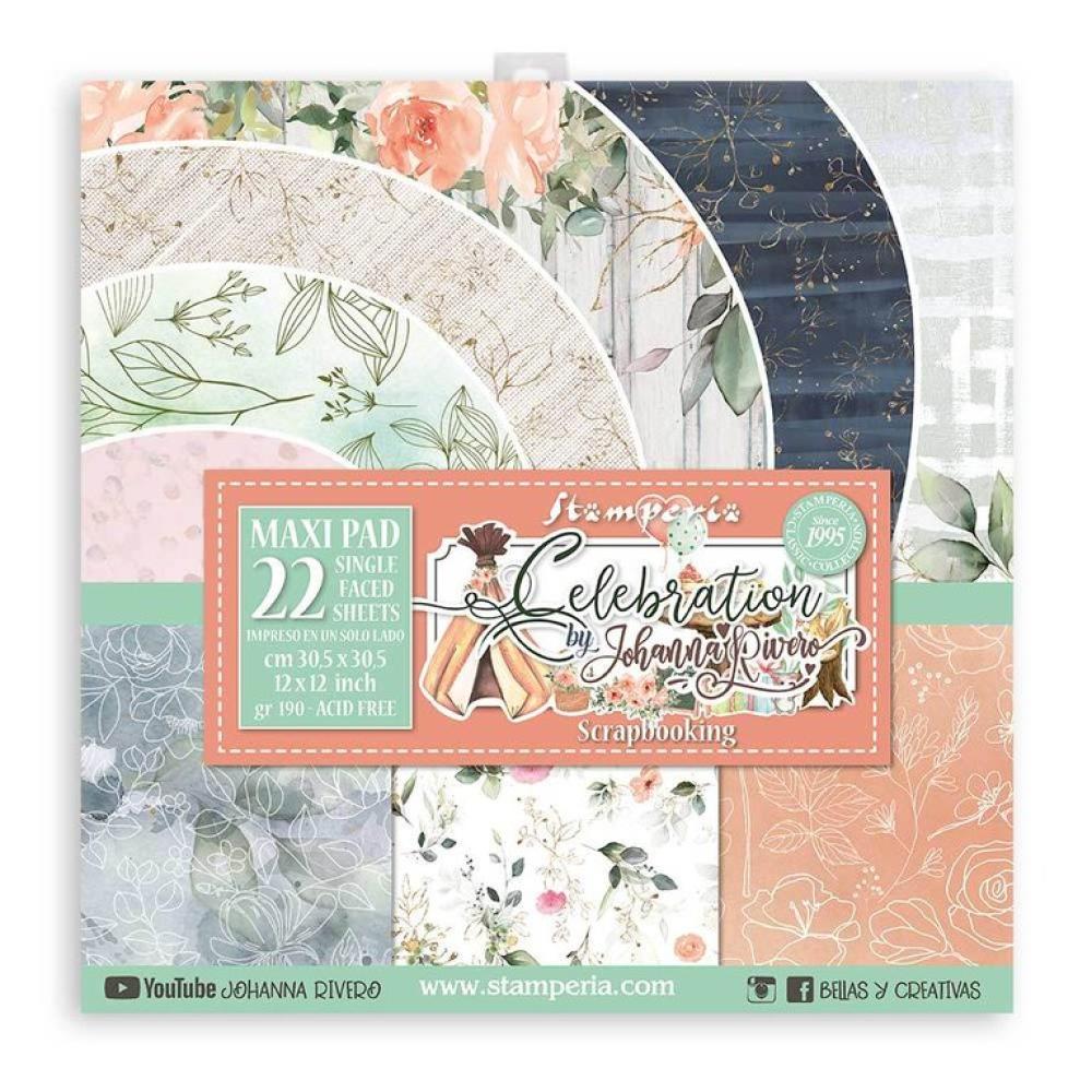 Stamperia 12x12 Paper Pad Celebration SBBXL11