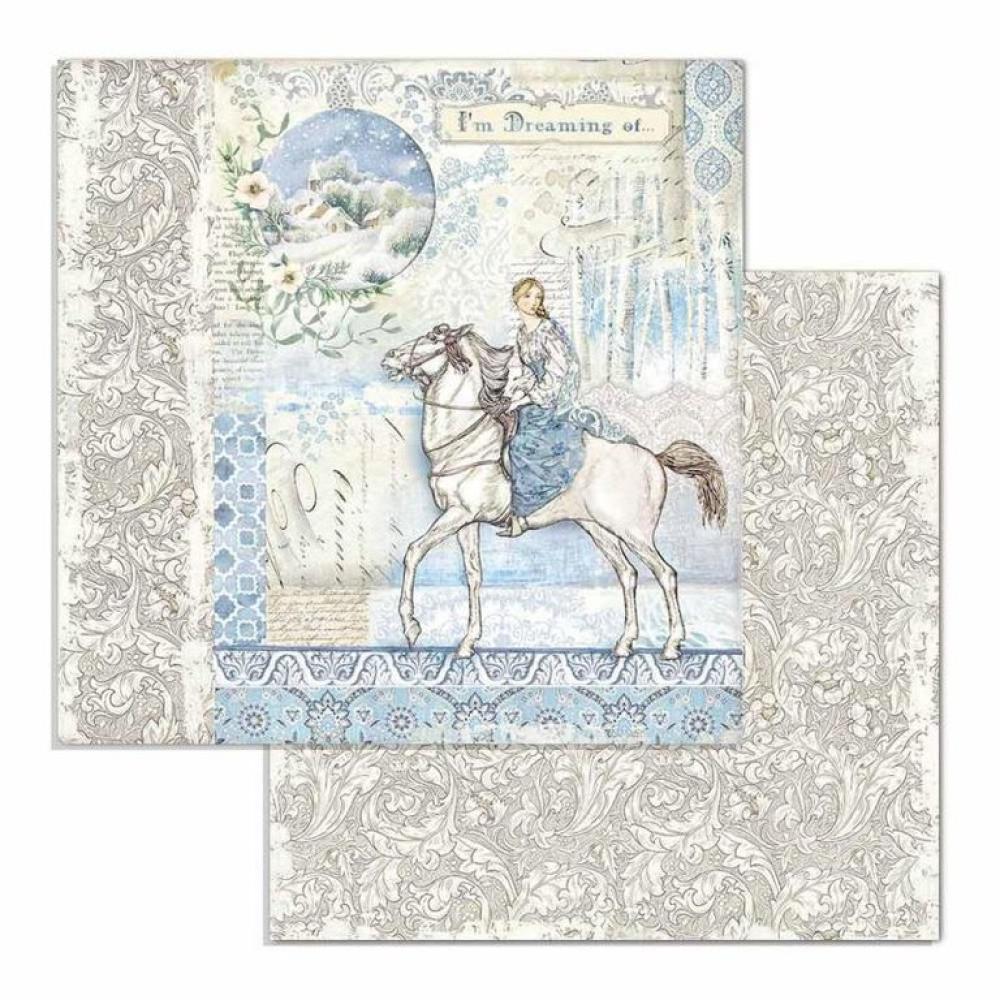 Stamperia 12x12 Paper Set Horse #SBB719