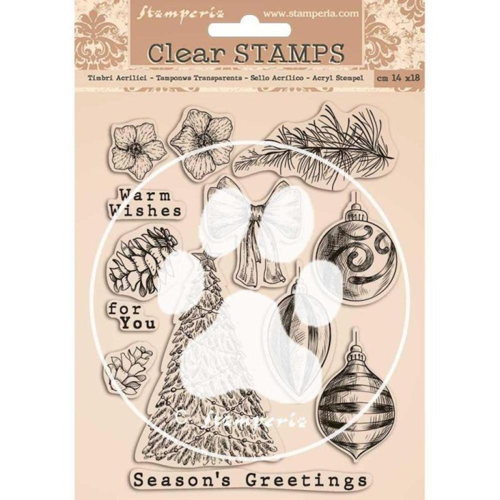 Stamperia Clear Stamp Romantic Christmas #WTK157