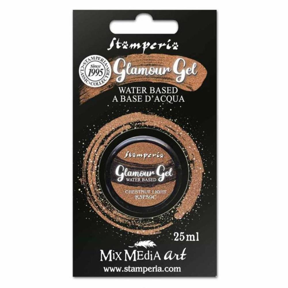 Stamperia Glamour Gel Chestnut Light K3P59C