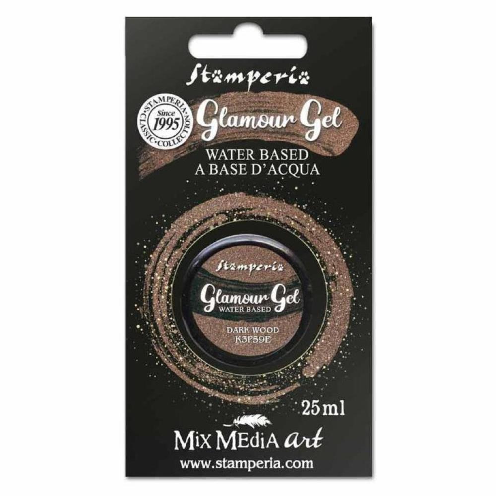 Stamperia Glamour Gel Dark Wood K3P59E