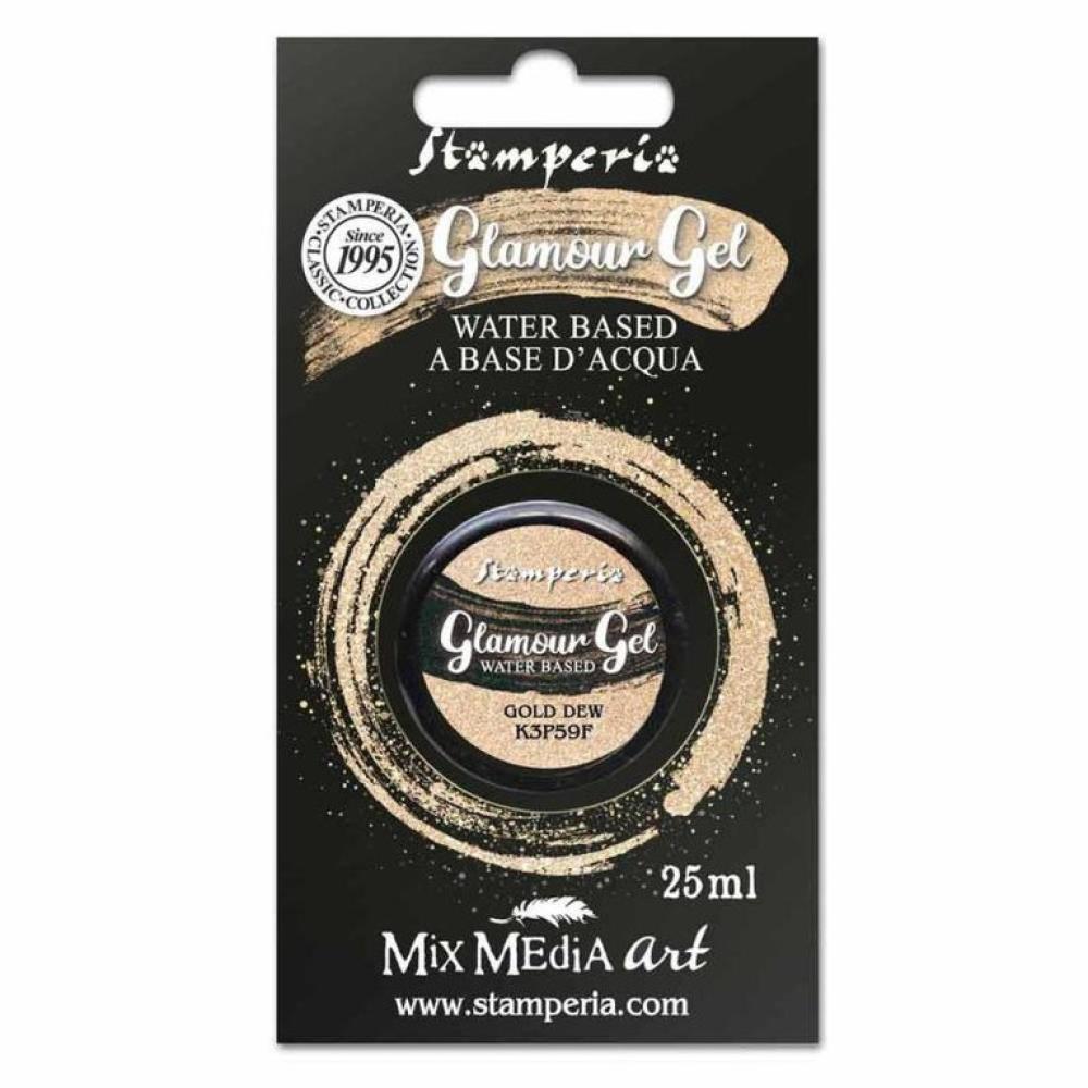 Stamperia Glamour Gel Gold Dew K3P59F