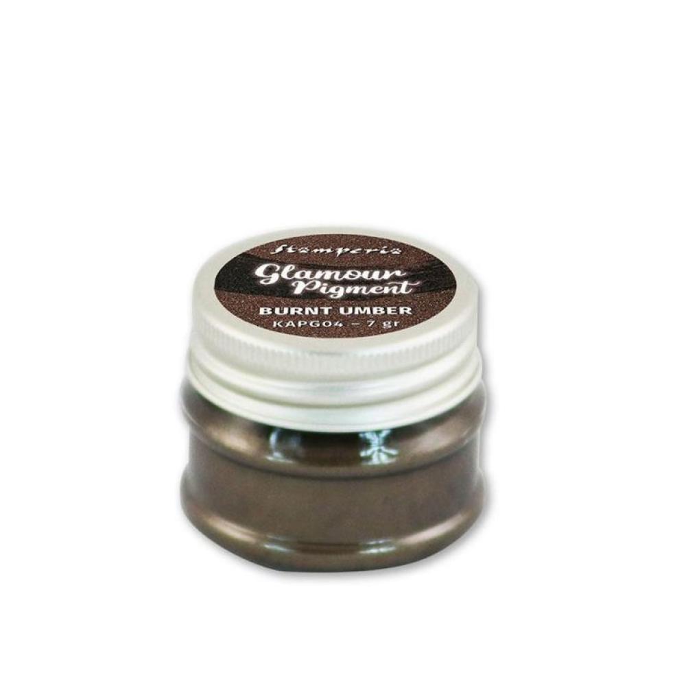 Stamperia Glamour Pigment Sparkling Burnt Umber #G04