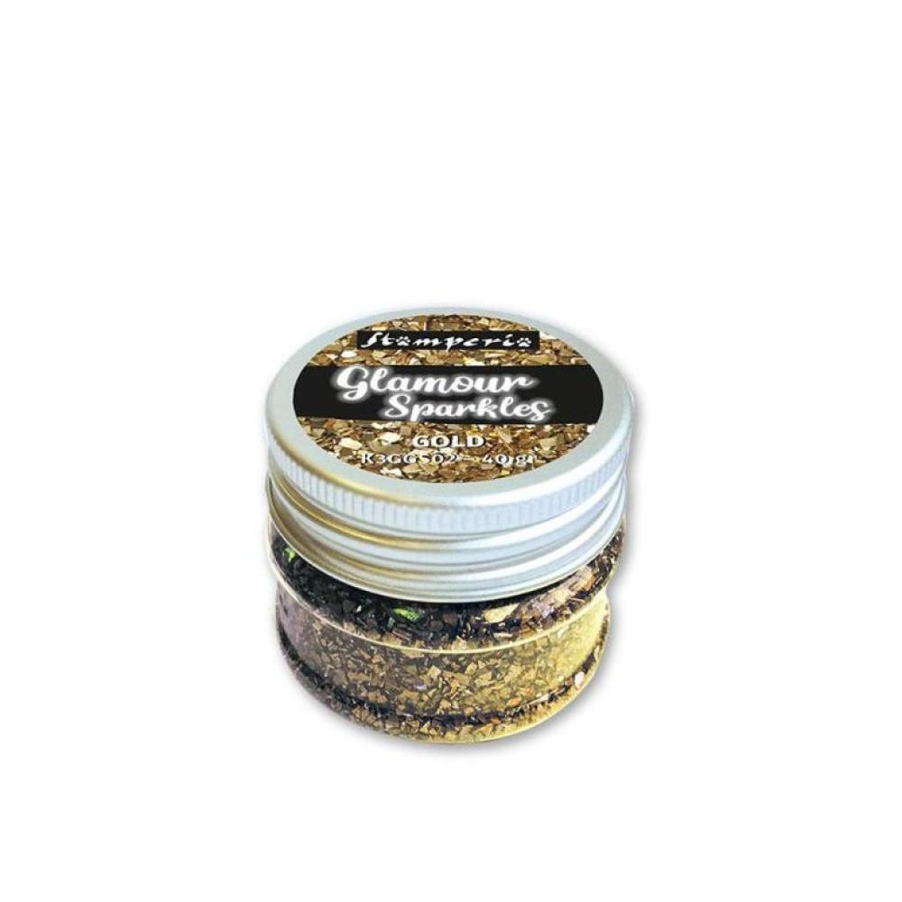 Stamperia Glamour Sparkles 40gr Gold K3GGS02