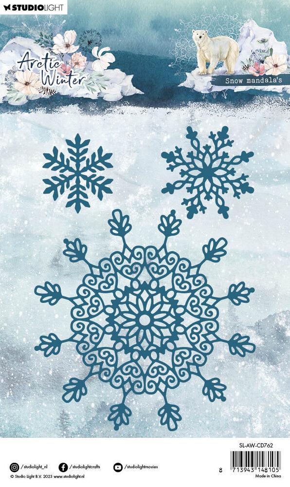 Studio Light Arctic Winter Cutting Dies Snow Mandala´s #762