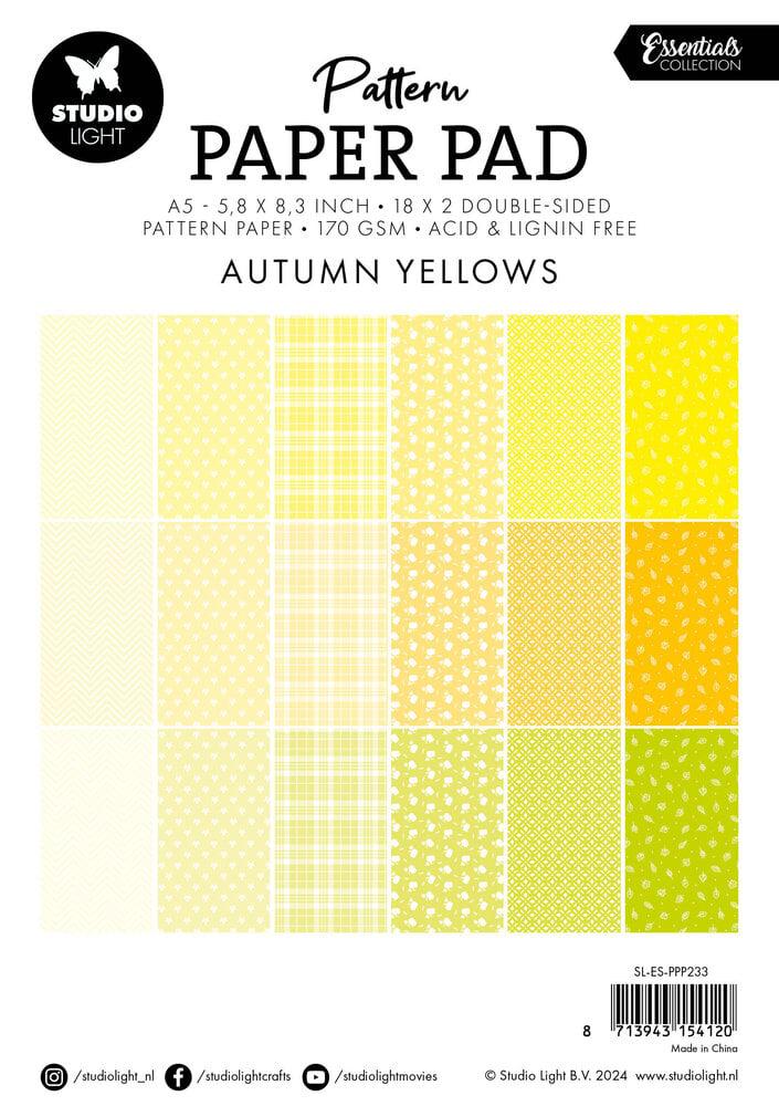 Studio Light Autumn Yellow A5 Paper Pad (SL-ES-PPP233)