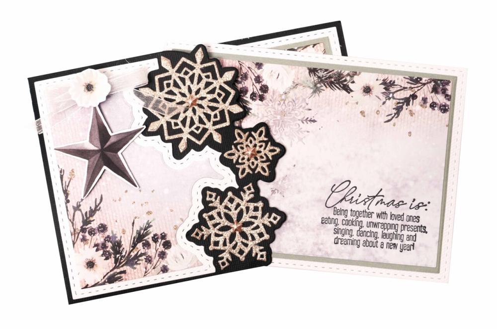 Studio Light Christmas Essential Dies Snow Envelope #564