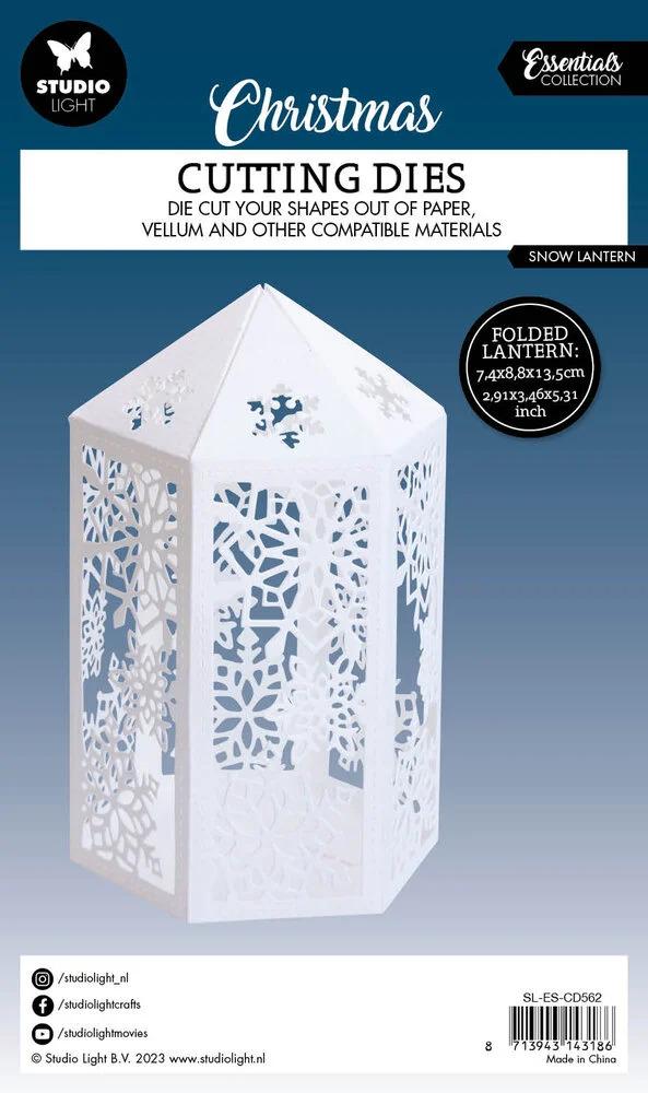 Studio Light Christmas Essential Dies Snow Lantern #562