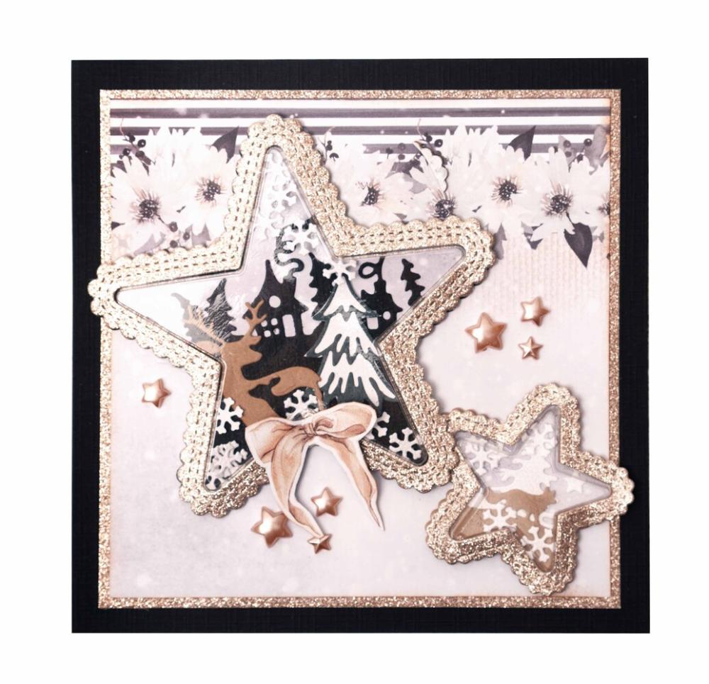 Studio Light Christmas Essential Dies Star Scenery #568