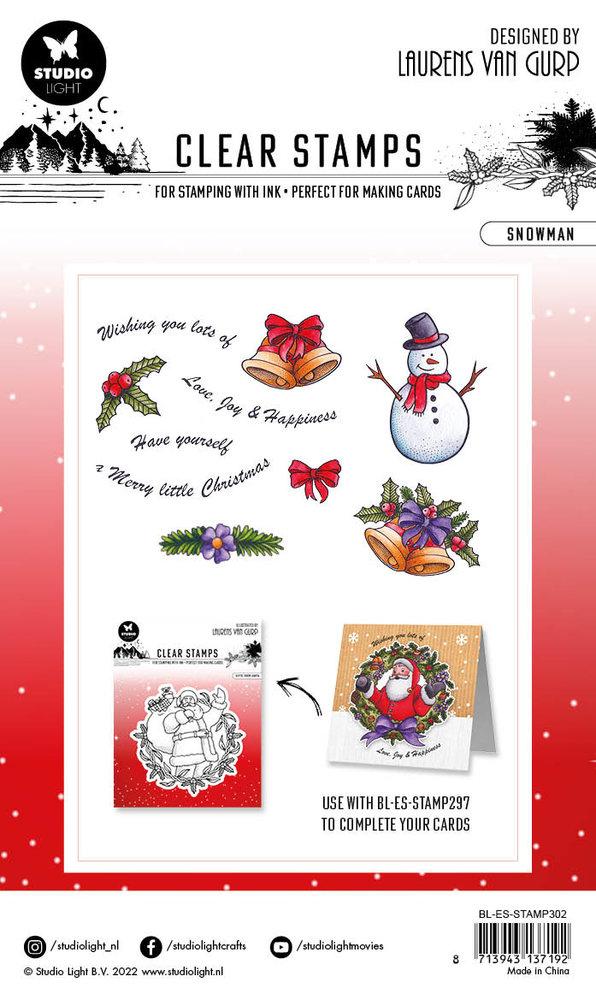 Studio Light Clear Stamp Snowman #302