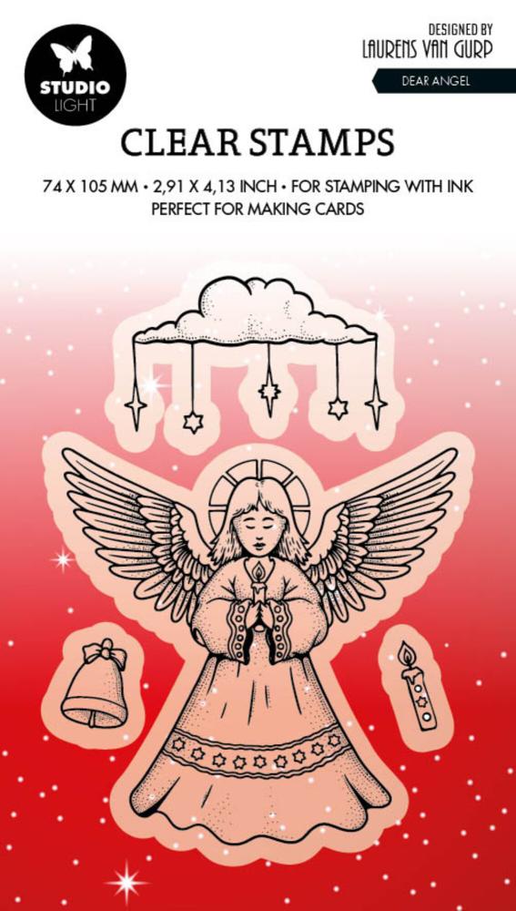 Studio Light Clear Stamps Dear Angel by Laurens #488