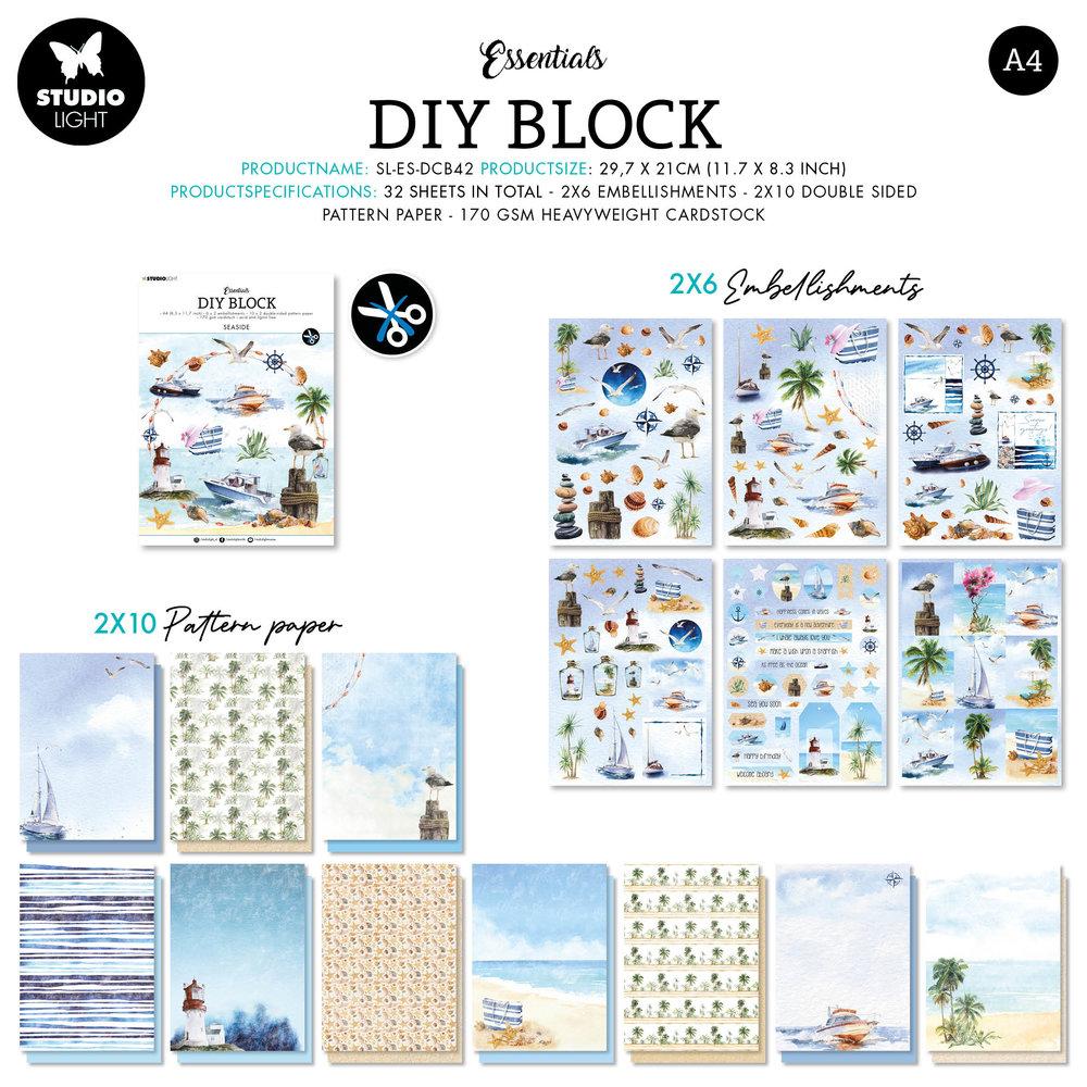 Studio Light DIY A4 Block Seaside #42