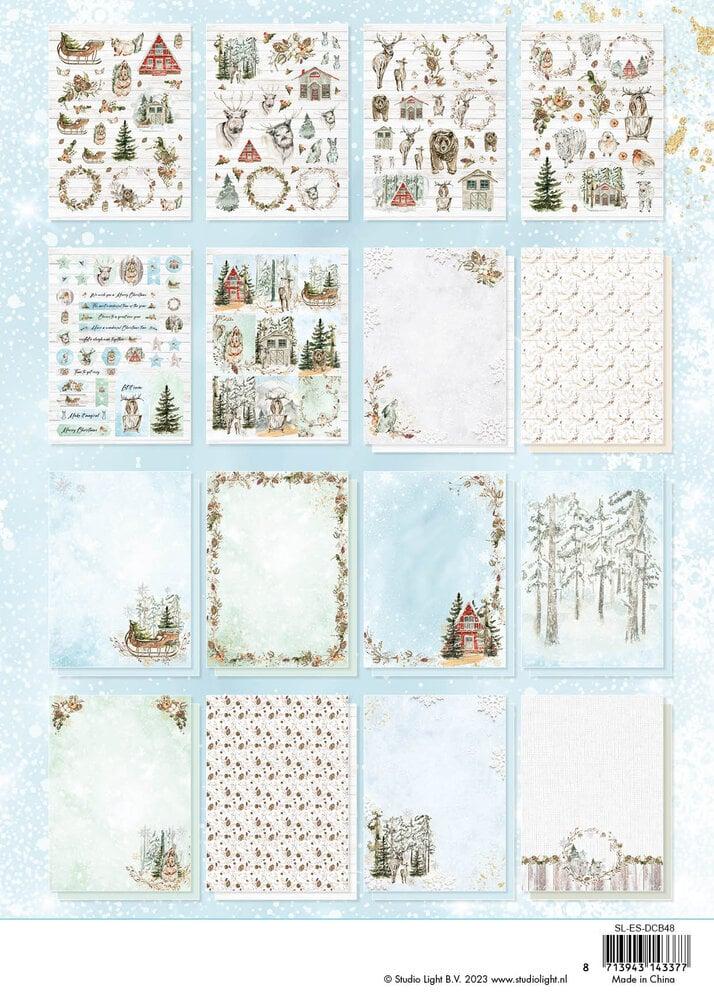 Studio Light DIY A4 Block Snowy Christmas #48