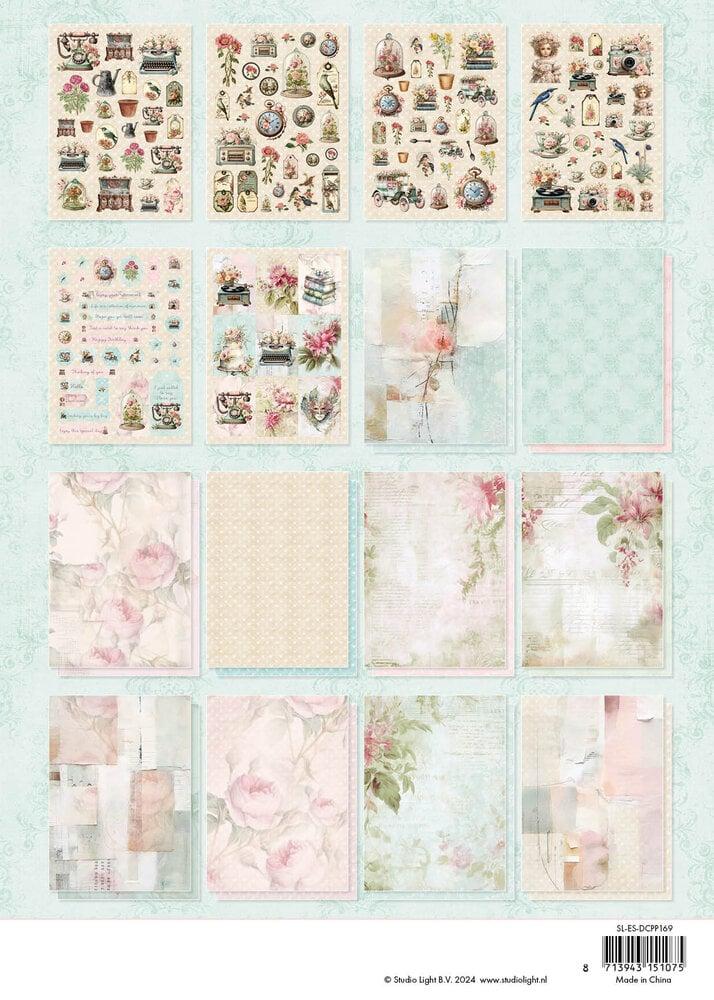 Studio Light Die-cut Designer Paper Pad Shabby Chic #169