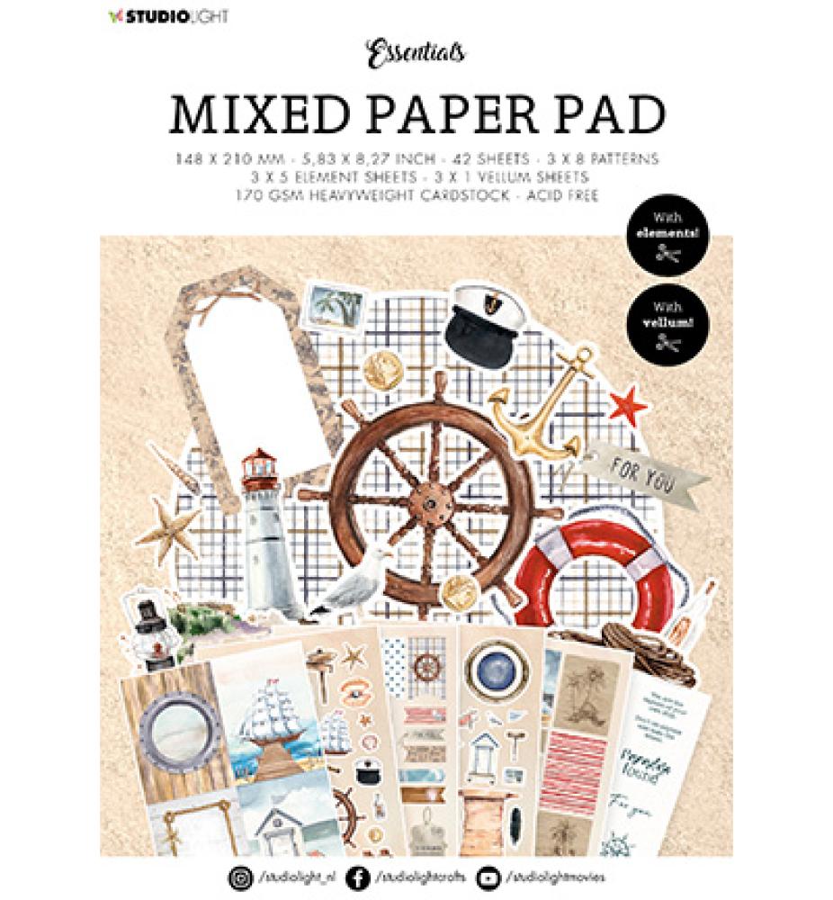 Studio Light Essentials A5 Mixed Paper Pad Vintage Summer #23