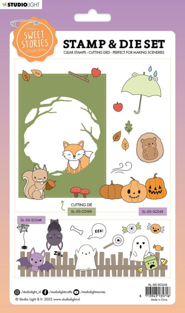 Studio Light Sweet Stories Stamp & Die Autumn #49