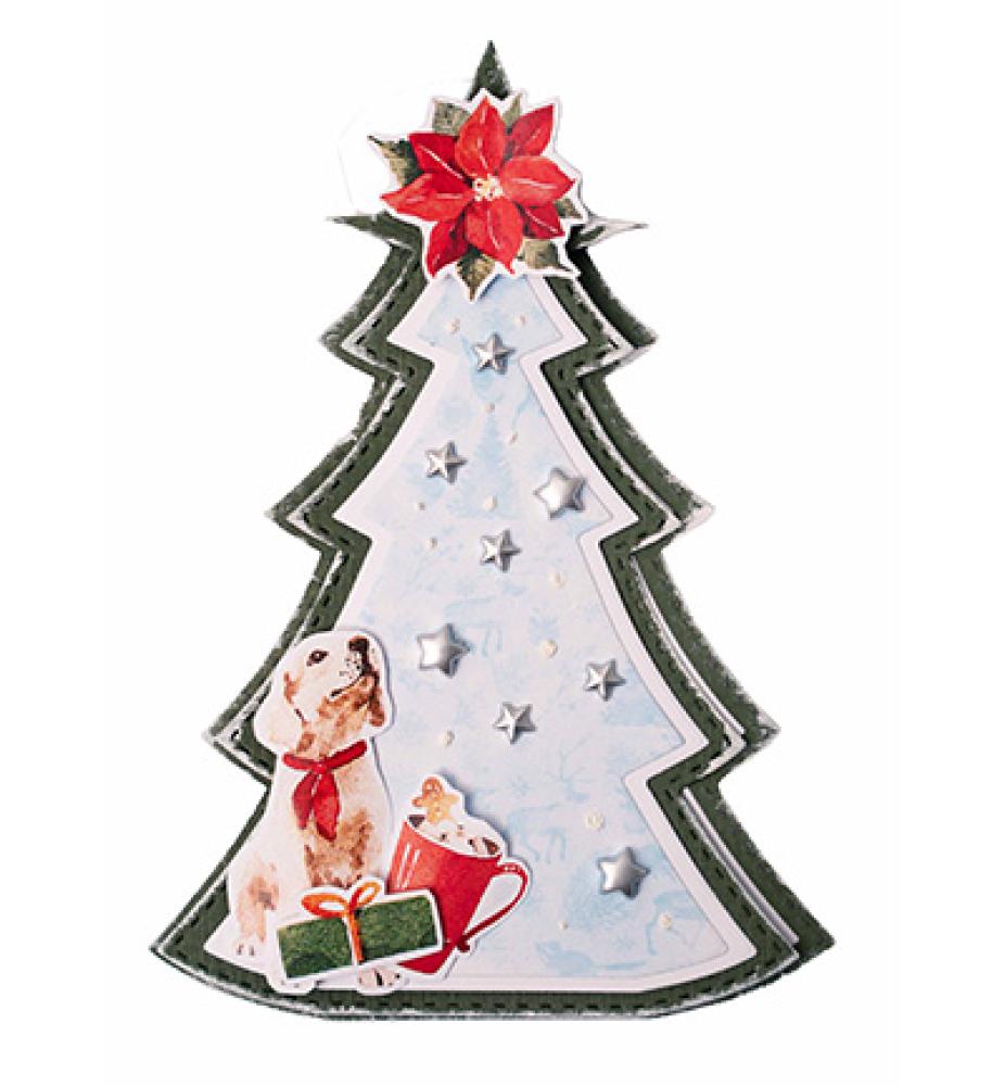 Studio Light Tree Shape Christmas Essentials Cutting Dies #553