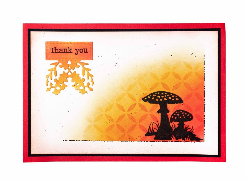 Studio Lights Clear Stamps Mushrooms #495