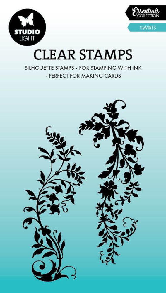 Studio Lights Swirls Essentials Clear Stamp #617