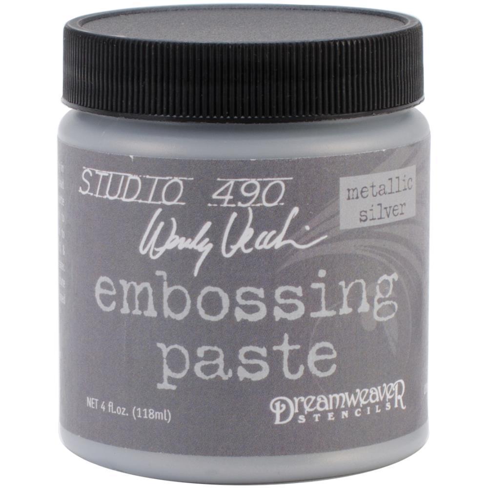 Studio 490 Embossing Paste Metallic Silver