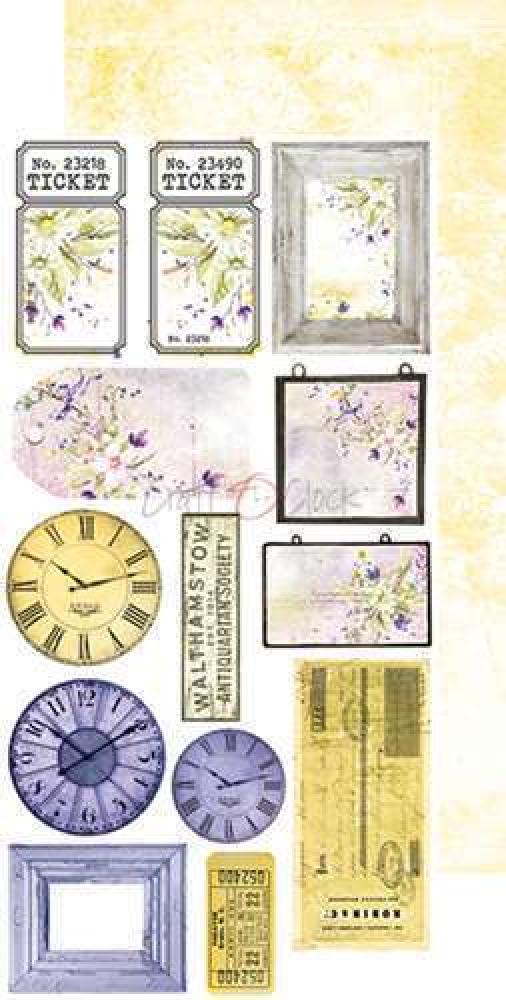 Craft O Clock Mixed Media Kit Summer Flowers