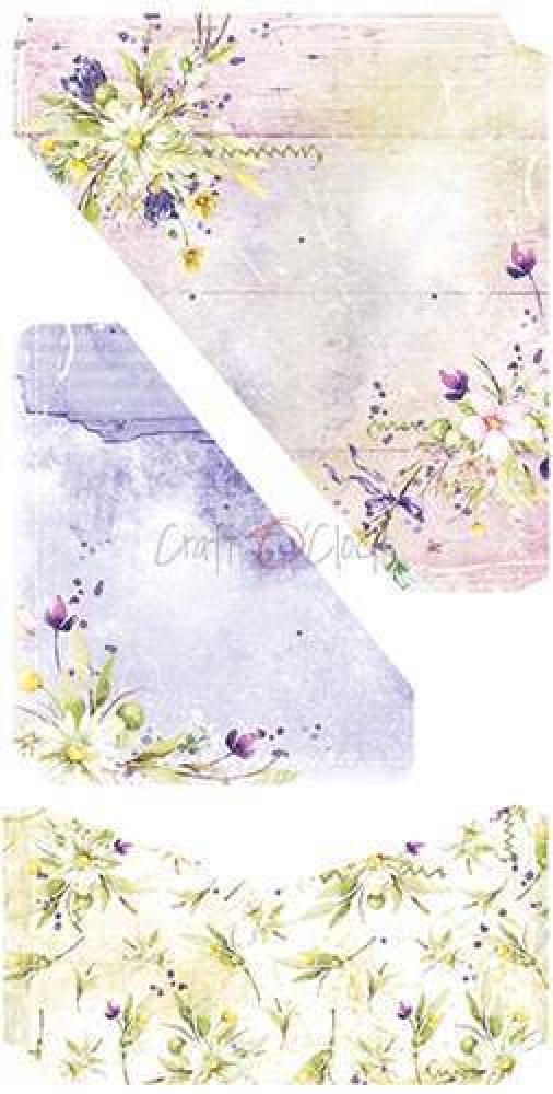 Craft O Clock Mixed Media Kit Summer Flowers