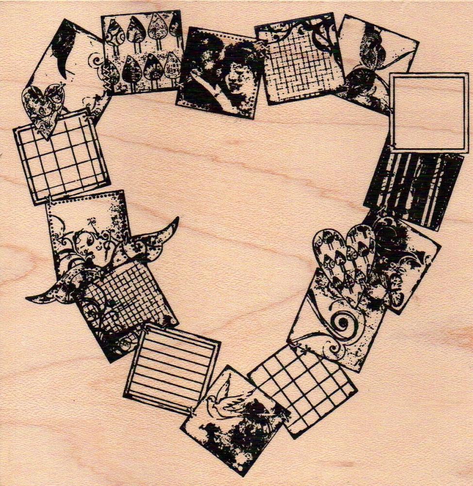 Suzanne Carillo Wooden Stamp Love Squared