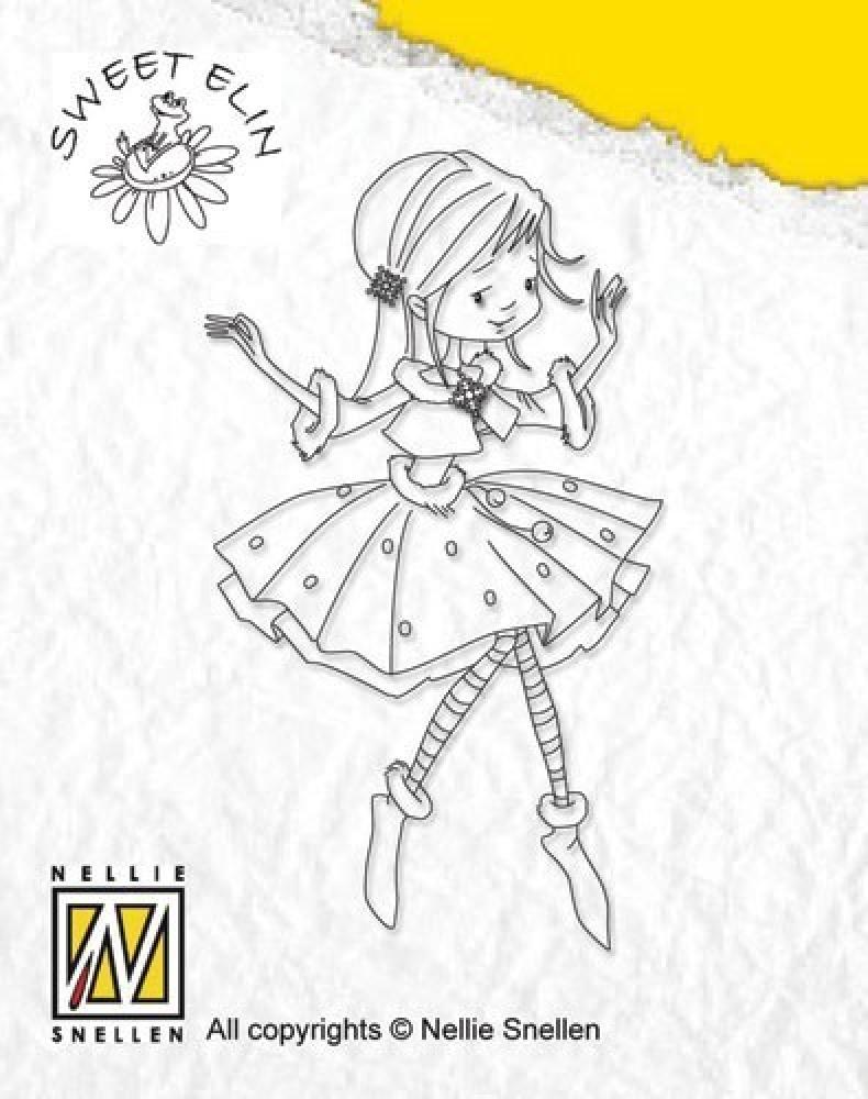 Sweet Elin Clear Stamp Ballerina #007