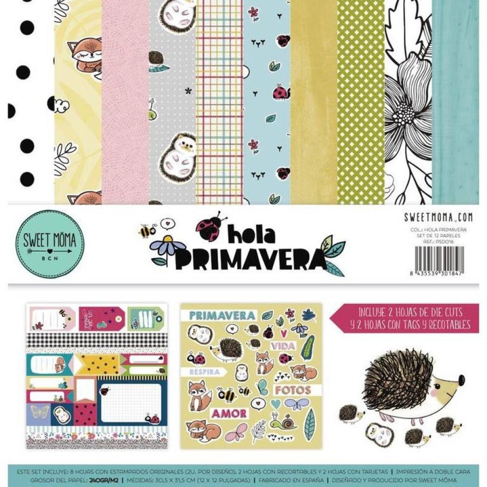 Sweet Möma Paper Pad 12x12 Hola primavera #16