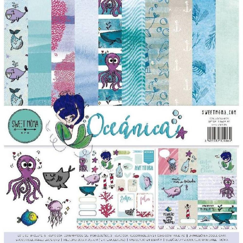 Sweet Möma Paper Pad 12x12 Oceanica #14