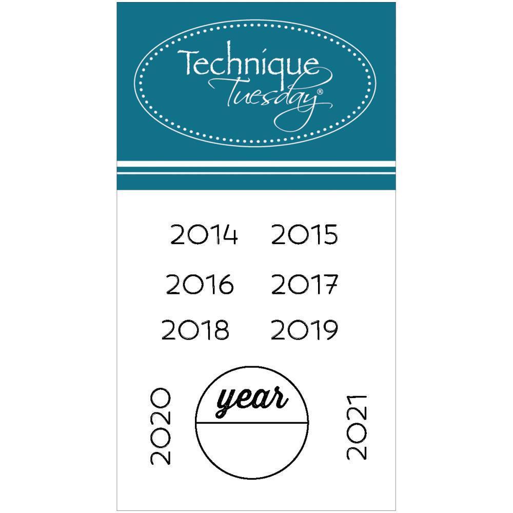 Technique Tuesday Clear Stamp Calendar Years