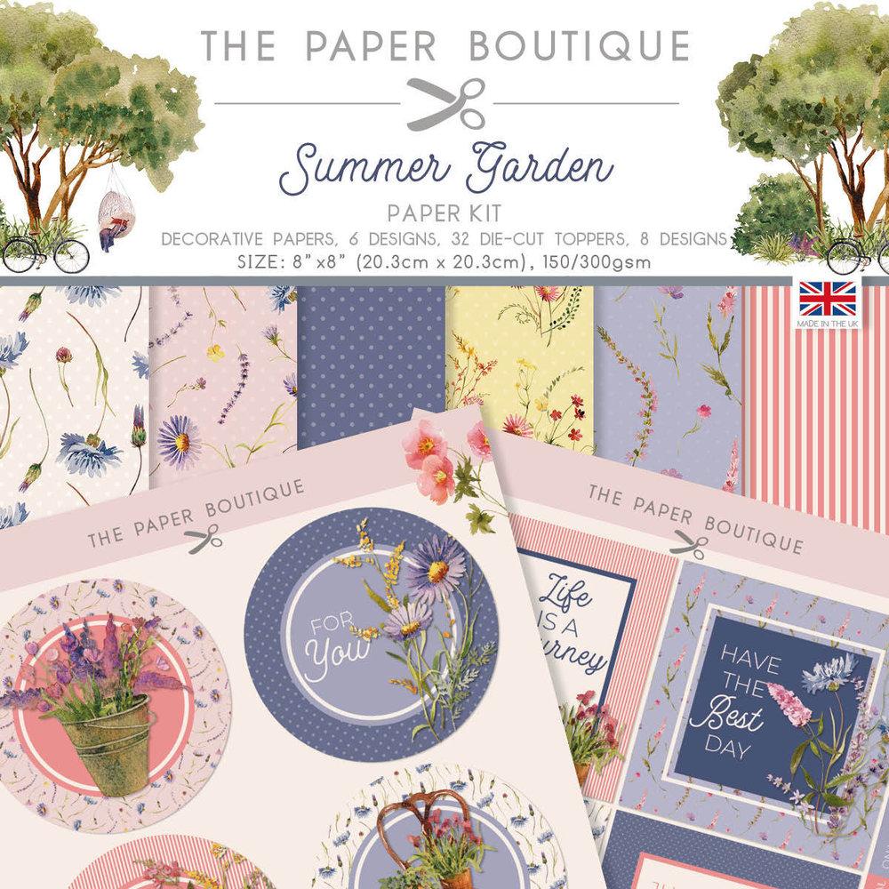 The Paper Boutique 8x8 Paper KIT Summer Garden #1933